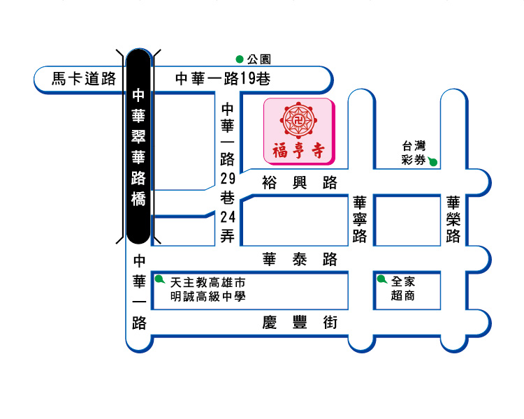 福亨禪寺交通位置圖